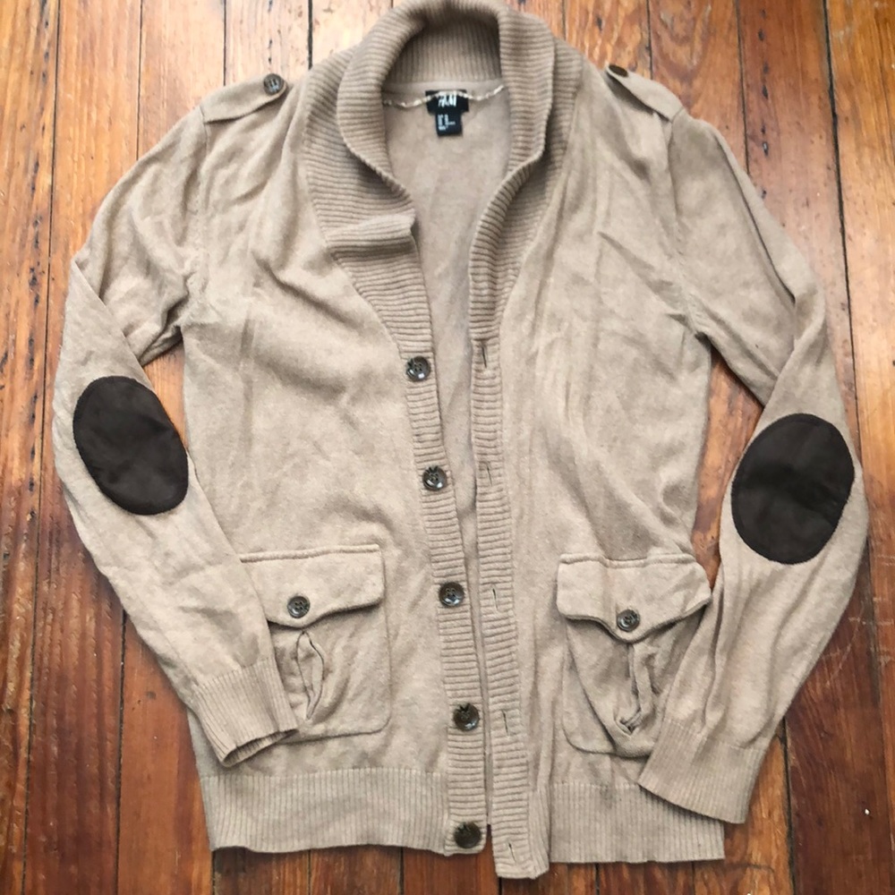 Tan cardigan